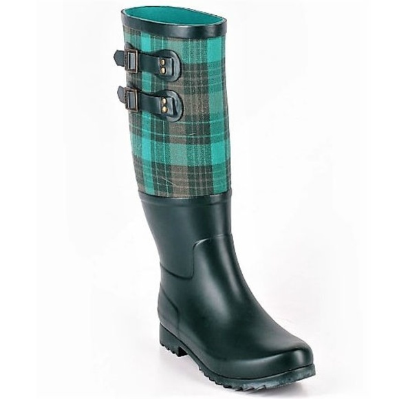 ugg plaid rain boots
